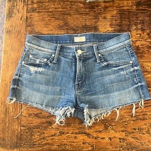 Mother Short Short Fray Grafitti Girl